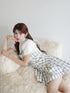 Étoile Check tweed ワンピース